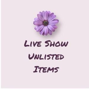 LIVE SHOW Unlisted Inventory 1-100 2/28/26 $3